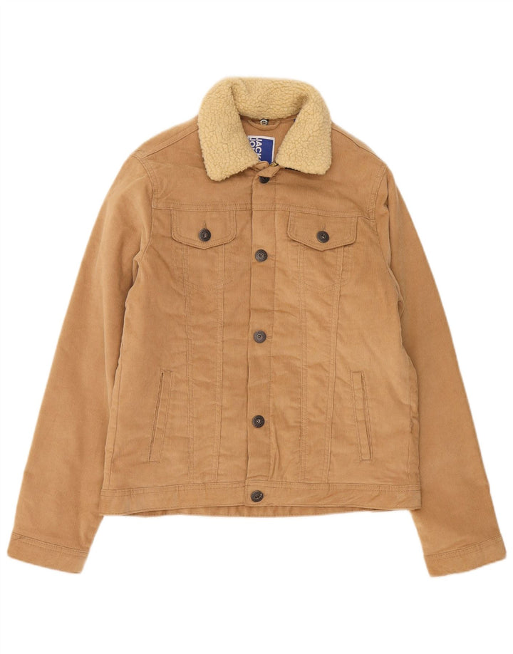 Jack & Jones Cordjacke für Jungen, 13–14 Jahre, beige Baumwolle