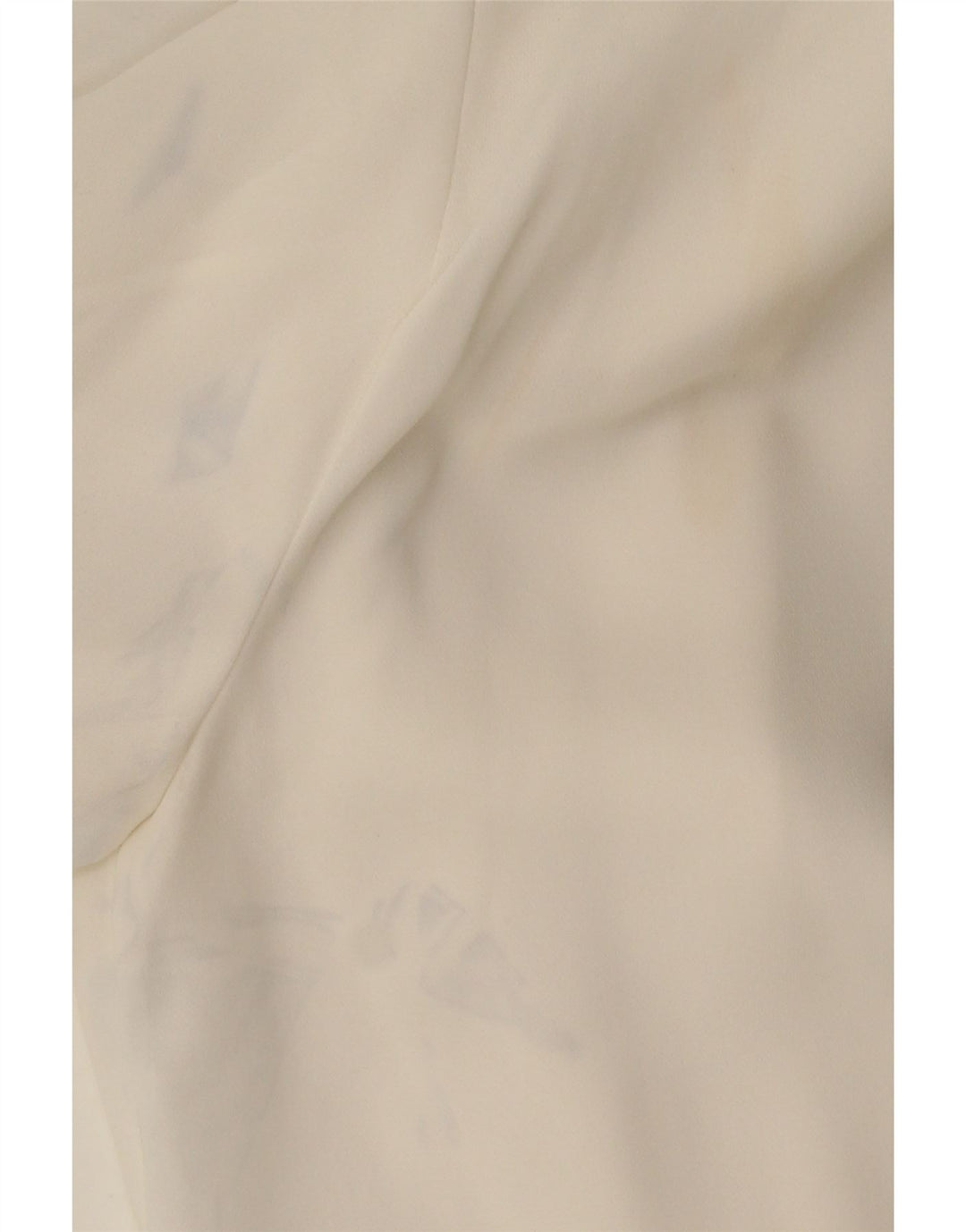 Zara Damen-Blusenoberteil mit 3/4-Ärmeln, UK 6, XS, Weiß, Polyester