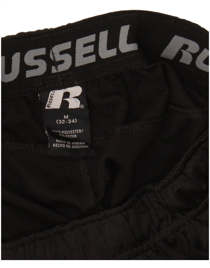 RUSSELL ATHLETIC Herren Dri-Power Sportshorts Mittelschwarzes Polyester