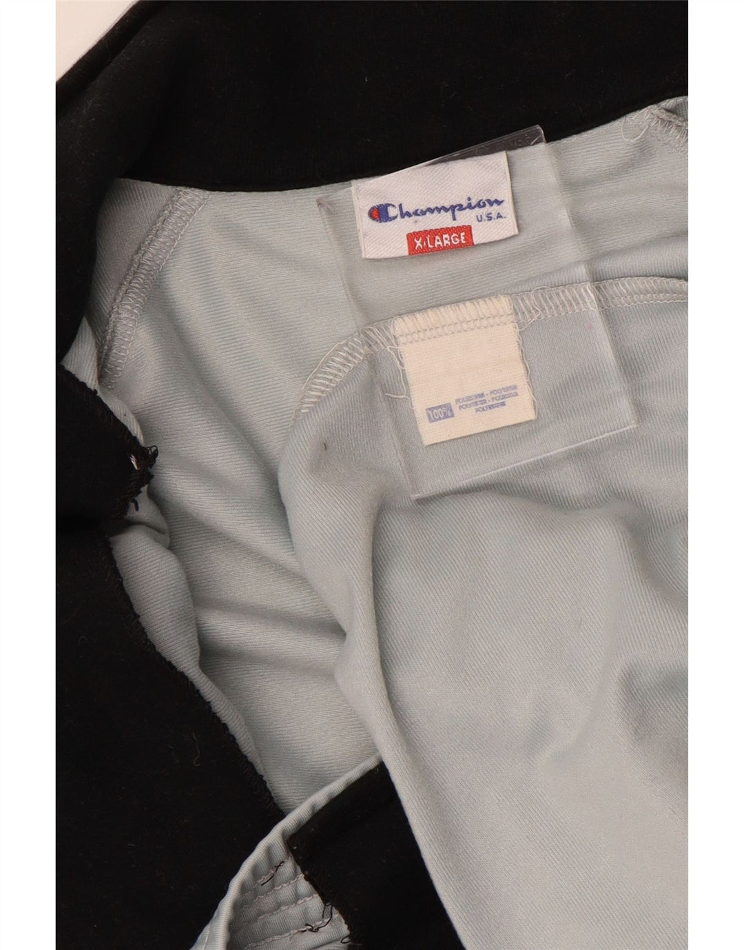 CHAMPION Herren USA Graphic Trainingsanzug Top Jacke XL Grau Farbblock