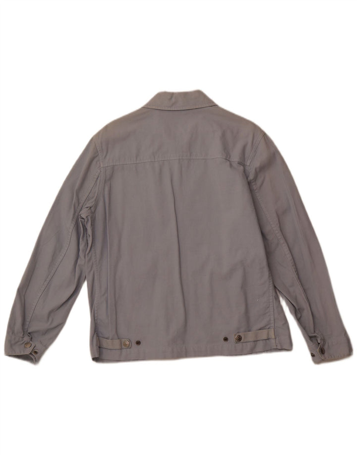 MURPHY & NYE Damen Bomberjacke UK 16 Große blaue Baumwolle