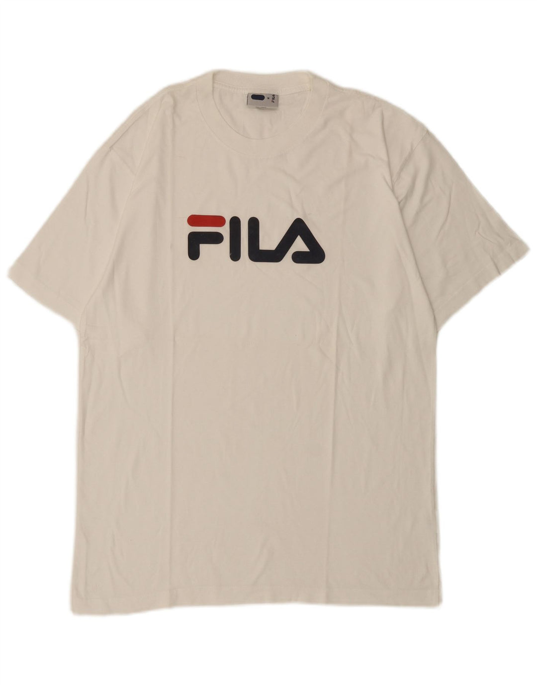 Fila Herren Grafik-T-Shirt-Oberteil Mittelweiß