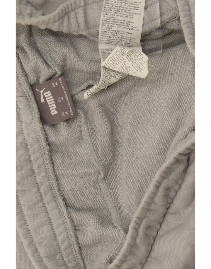 PUMA Herren-Trainingshose mit Grafik, mittelgrau, Farbblock