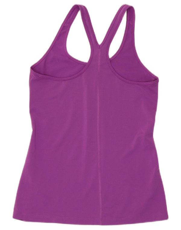 UNDER ARMOUR Damen Heat Gear Weste Top UK 6 XS Lila Polyester