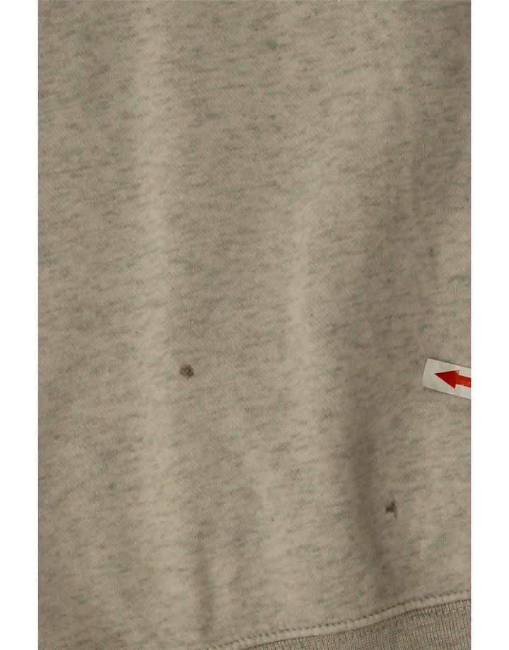 Nike Herren-Kapuzenpullover mit Grafik, mittelgraue Baumwolle
