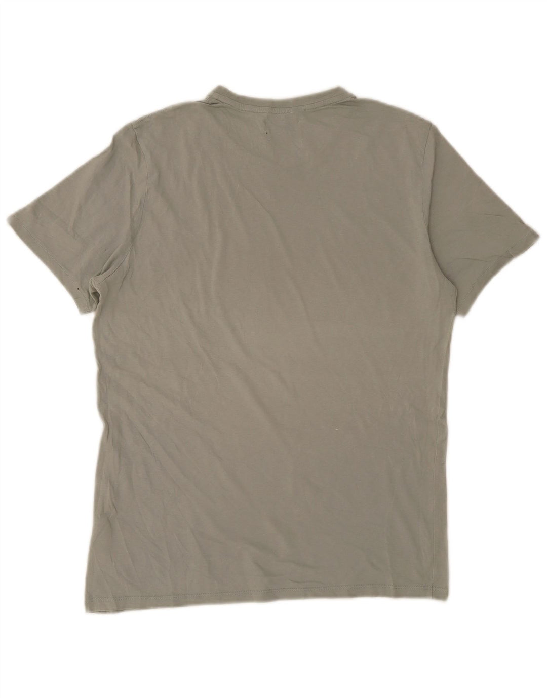 CALVIN KLEIN Herren T-Shirt Top Small Grau Baumwolle