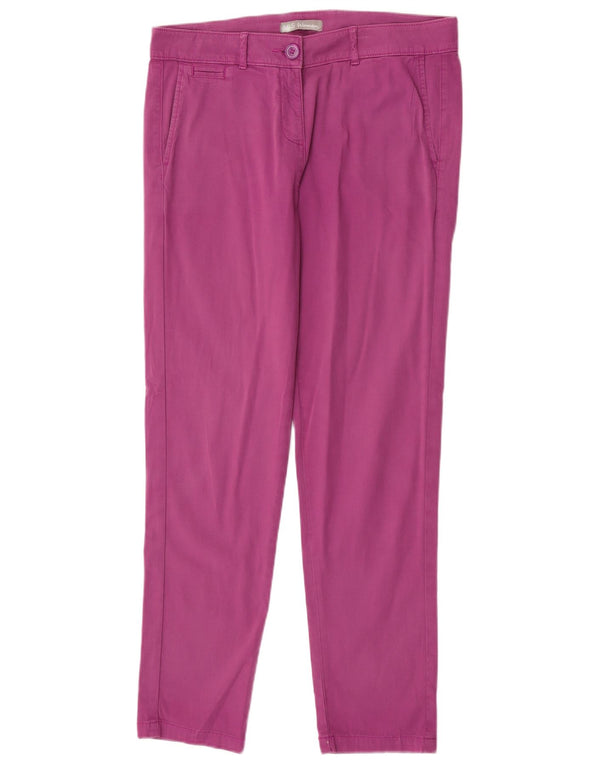 Marks & Spencer Slim Chino-Hose für Damen, UK 12, M, W32, L30, Lila