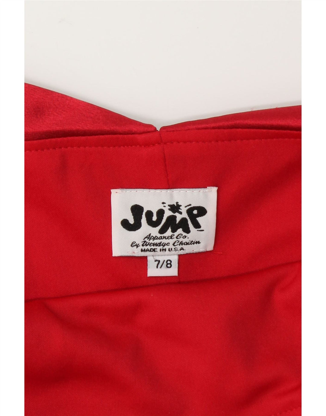 JUMP Womens Slip Dress US 7/8 Medium Red Striped Vintage Jump and Second-Hand Jump from Messina Hembry 