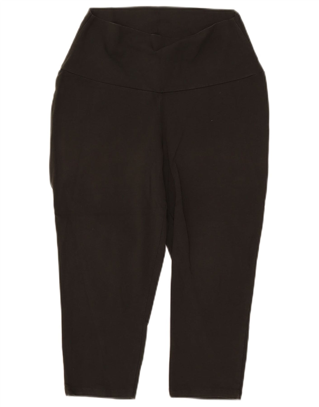 MINT VELVET Damen Capri-Leggings UK 14 Große Khaki-Baumwolle