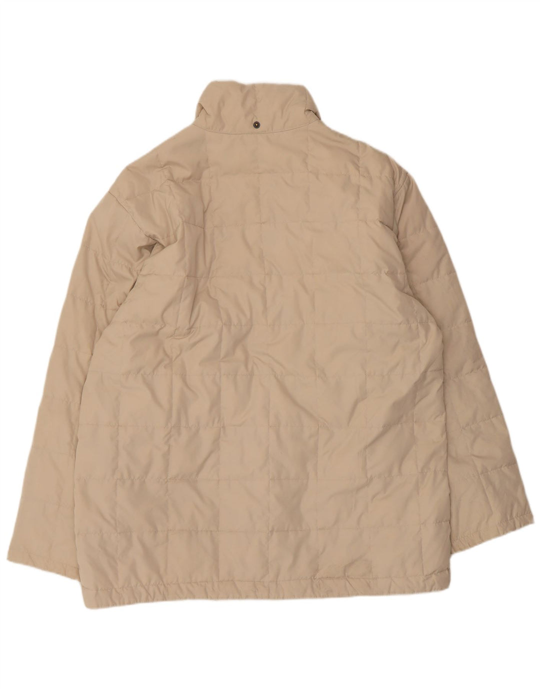 Sergio Tacchini Herren Wattierte Jacke UK 40 Large Beige Polyester