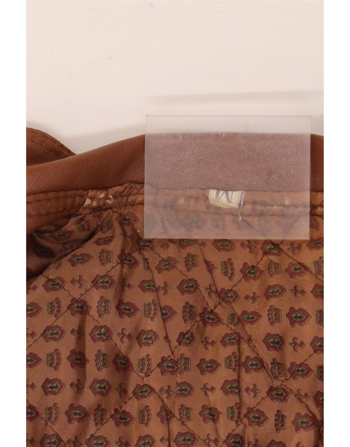 Vintage Herren Lederjacke UK 38 Mittelbraun