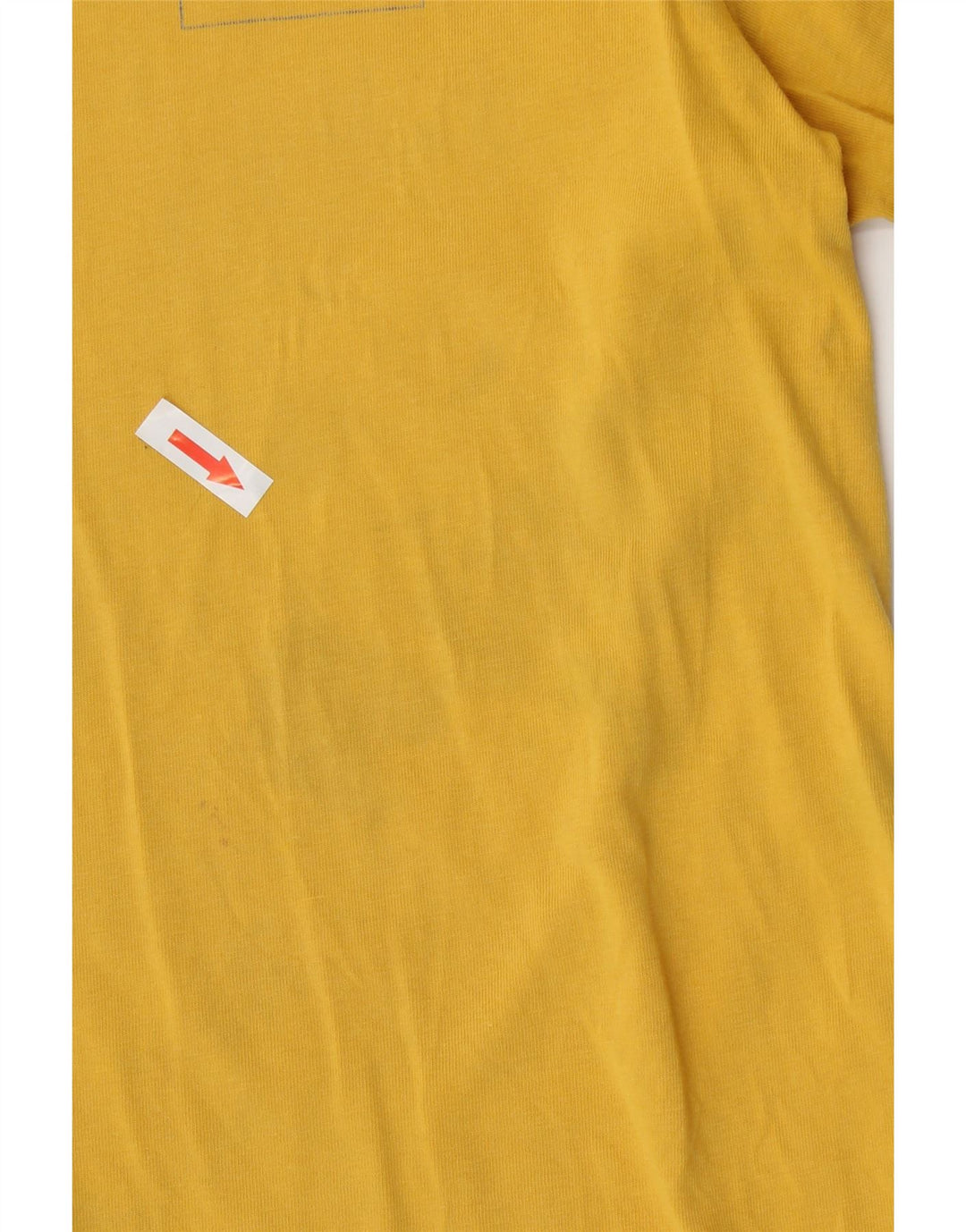 Billabong Womens Graphic T-Shirt Top UK 12 Mittelgelbe Baumwolle