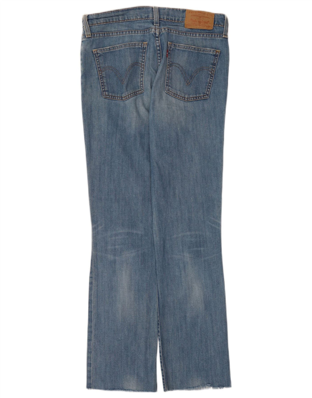 Levi's Damen Straight Jeans W30 L30 Blaue Baumwolle