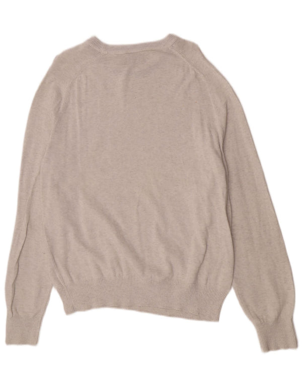 Penguin Herren-Pullover mit U-Boot-Ausschnitt, 2XL, graue Baumwolle