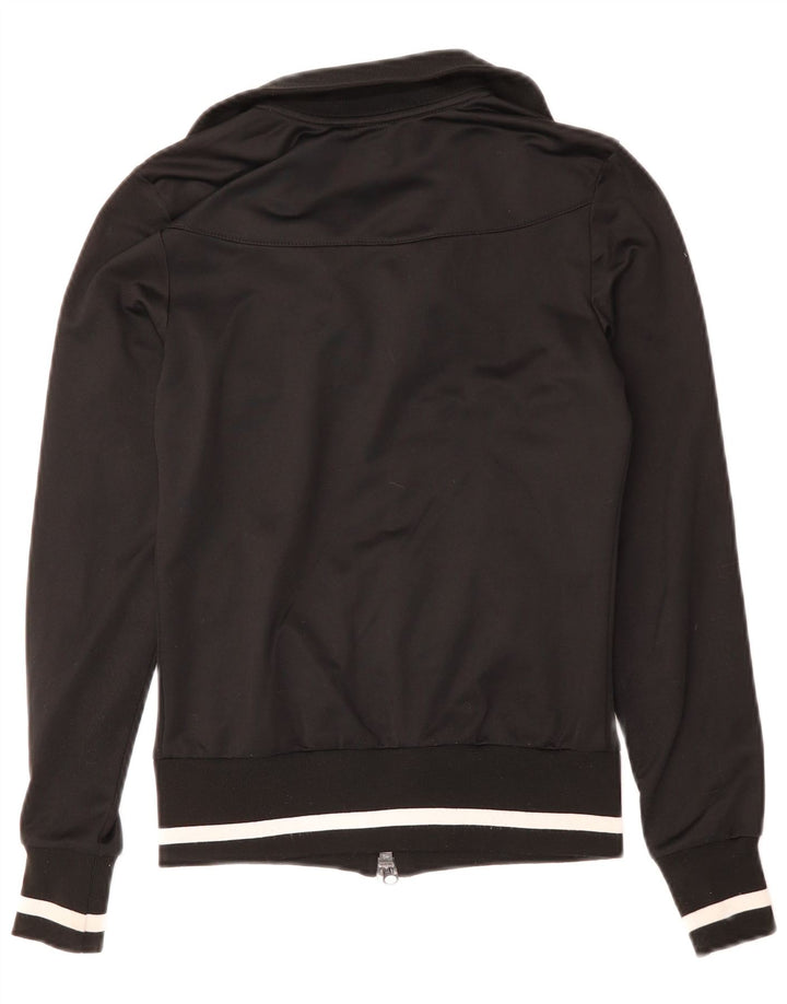 Nike Damen-Trainingsanzug-Top-Jacke UK 6/8 XS Schwarz
