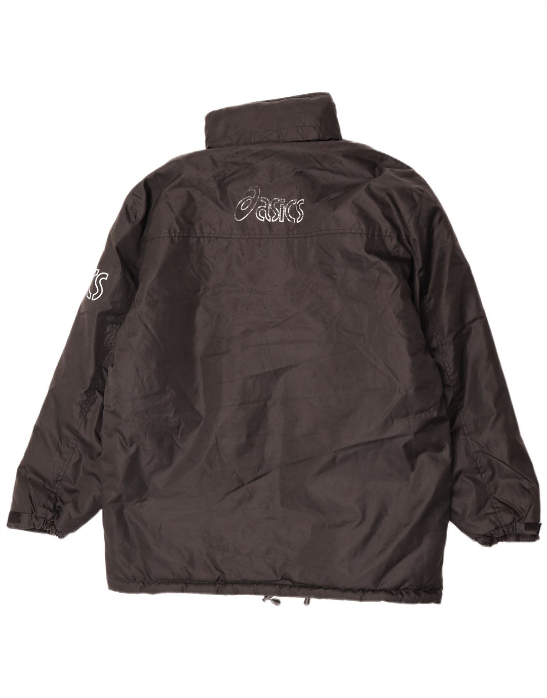 Asics Herren Graphic Windjacke UK 40 Large Schwarz Polyester
