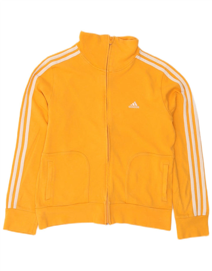 Adidas Damen Trainingsanzug Top Jacke UK 18 XL Gelb