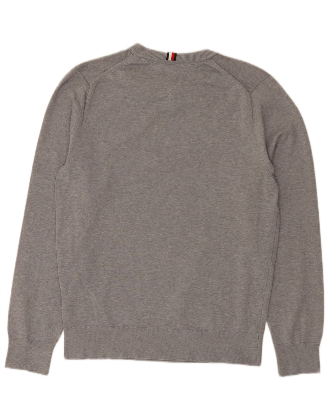 TOMMY HILFIGER Herren Sweatshirt Pullover mittelgraue Baumwolle