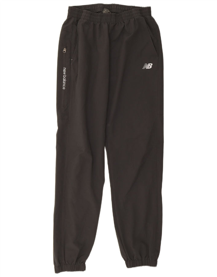 New Balance Herren-Trainingshose mit Grafik, Größe L, grau, Polyester