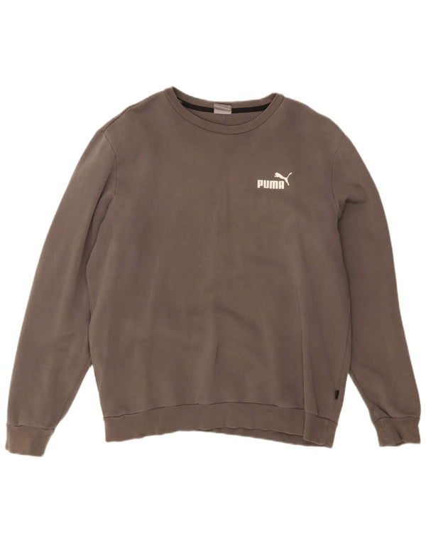 Puma Herren Sweatshirt Pullover Large Grau
