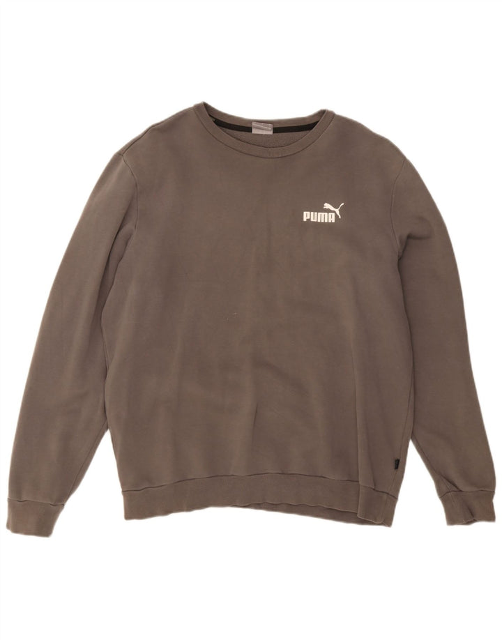 Puma Herren Sweatshirt Pullover Large Grau