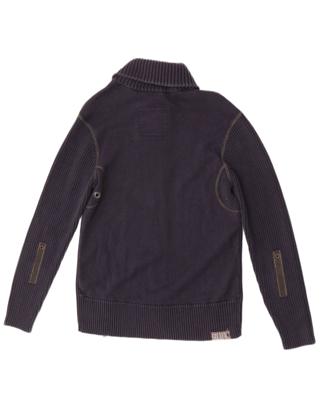 G-Star Herren 3301 Strickjacke, groß, marineblau, Baumwolle