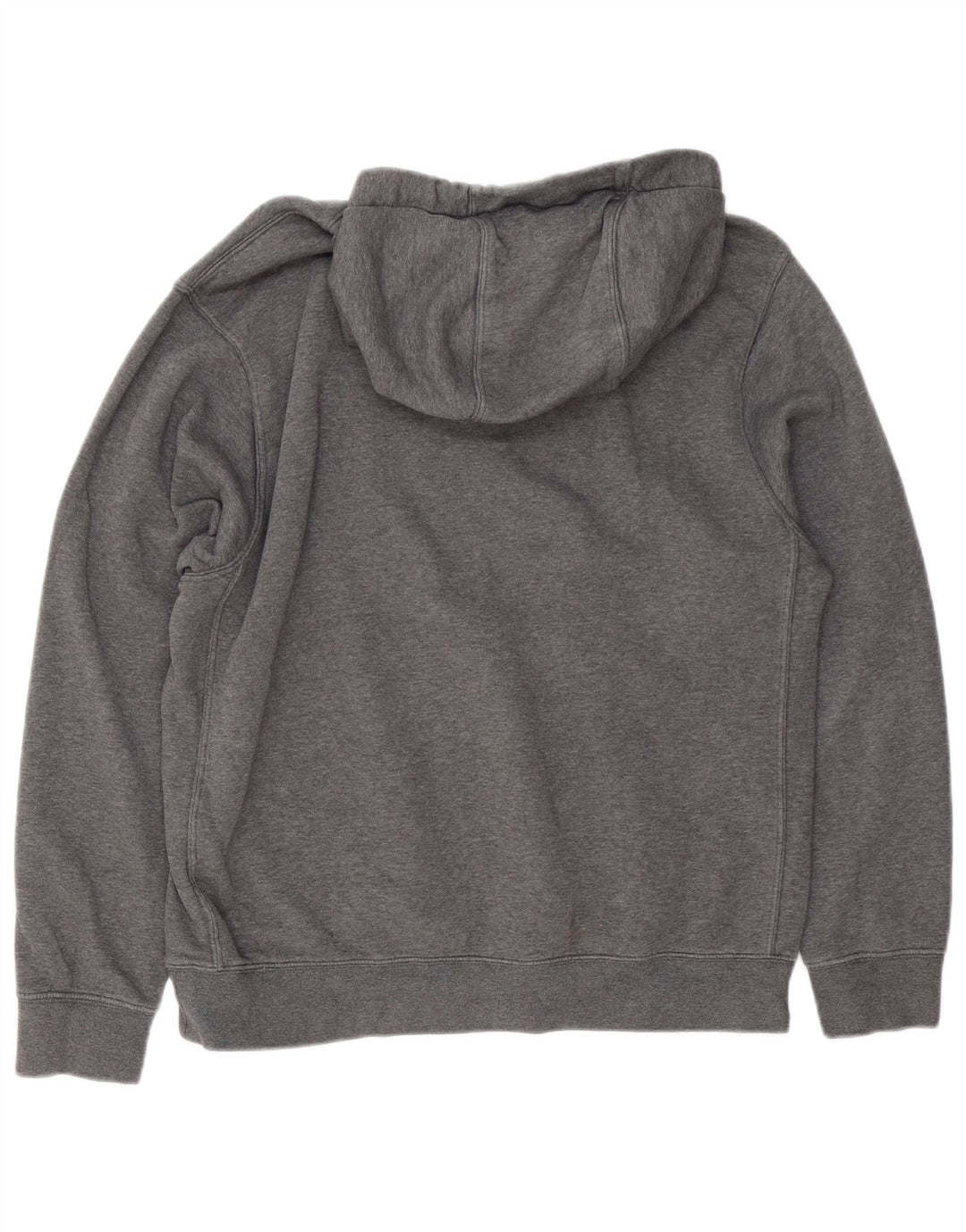 Nike Herren-Kapuzenpullover aus mittelgrau gefleckter Baumwolle