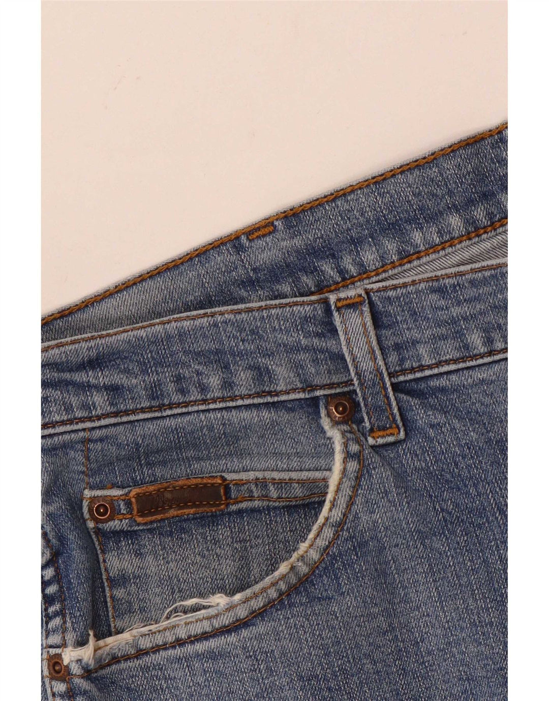 Wrangler Herren Texas Stretch Straight Jeans W36 L30 Blaue Baumwolle
