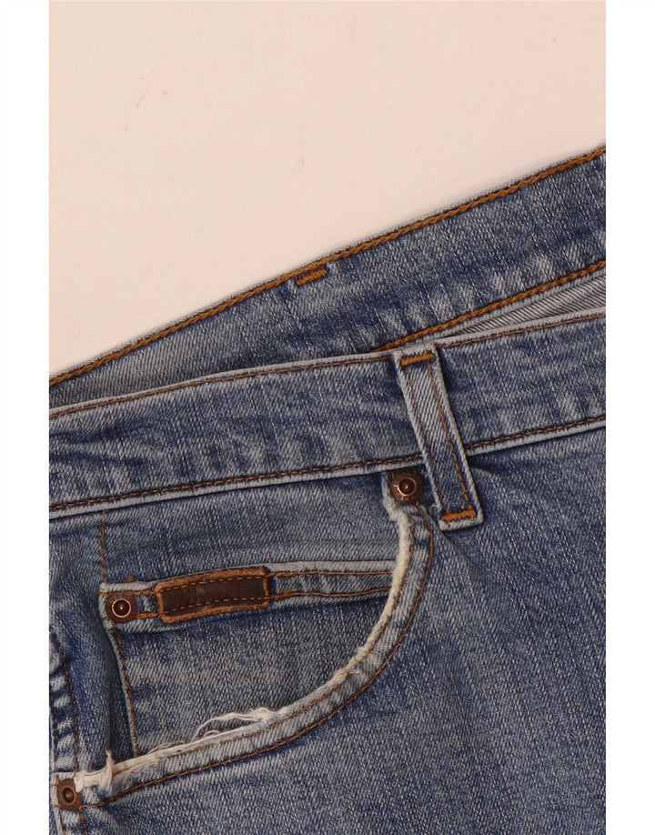 Wrangler Herren Texas Stretch Straight Jeans W36 L30 Blaue Baumwolle