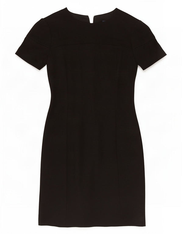 Trussardi Damen Etuikleid UK 10 Small Schwarz