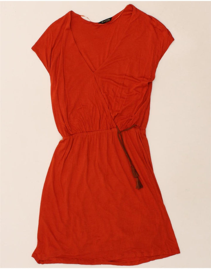MASSIMO DUTTI Womens Basic Dress UK 10 Small Red Vintage Massimo Dutti and Second-Hand Massimo Dutti from Messina Hembry 