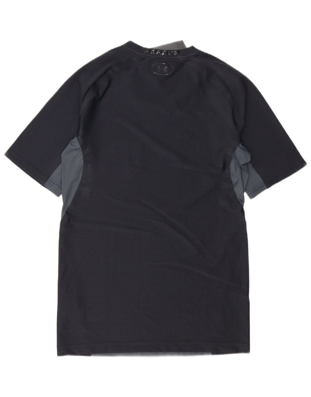 Under Armour Herren-Kompressions-T-Shirt-Oberteil 2XL Graues Colourblock-Polyester