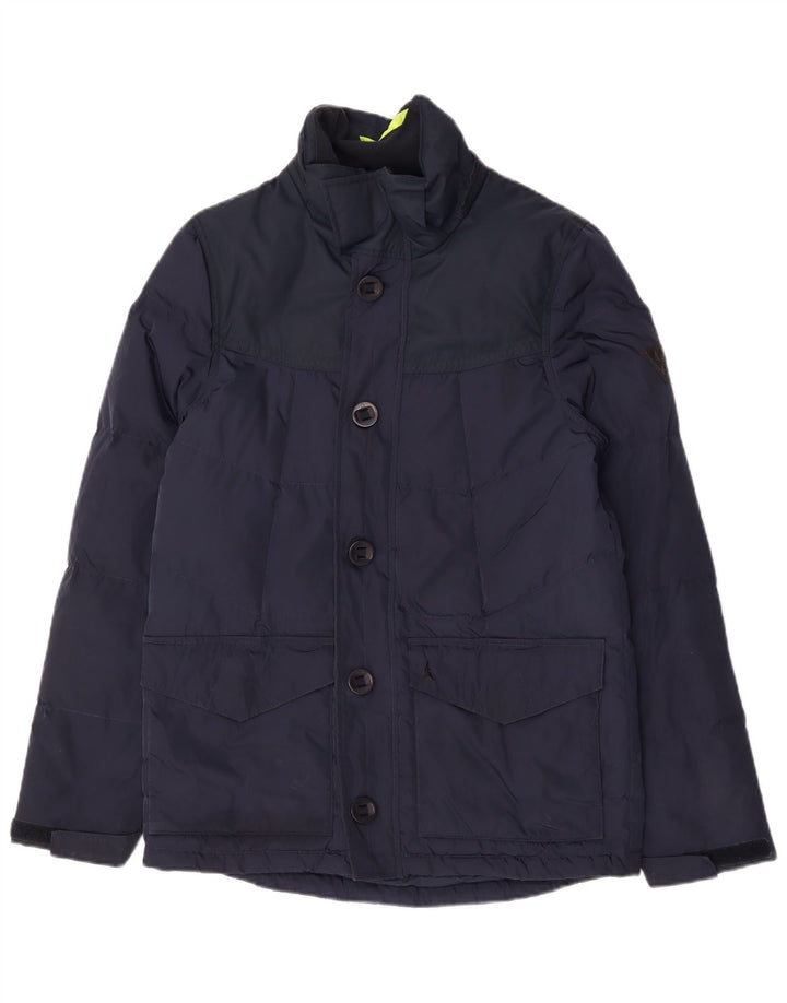 Musto Herren Wattierte Jacke UK 36 Small Marineblaues Nylon