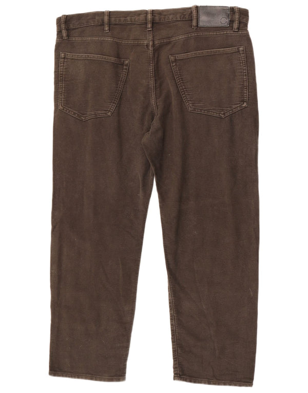 Marks & Spencer Herren-Freizeithose mit normaler Passform, W40, L29, Khaki, Baumwolle