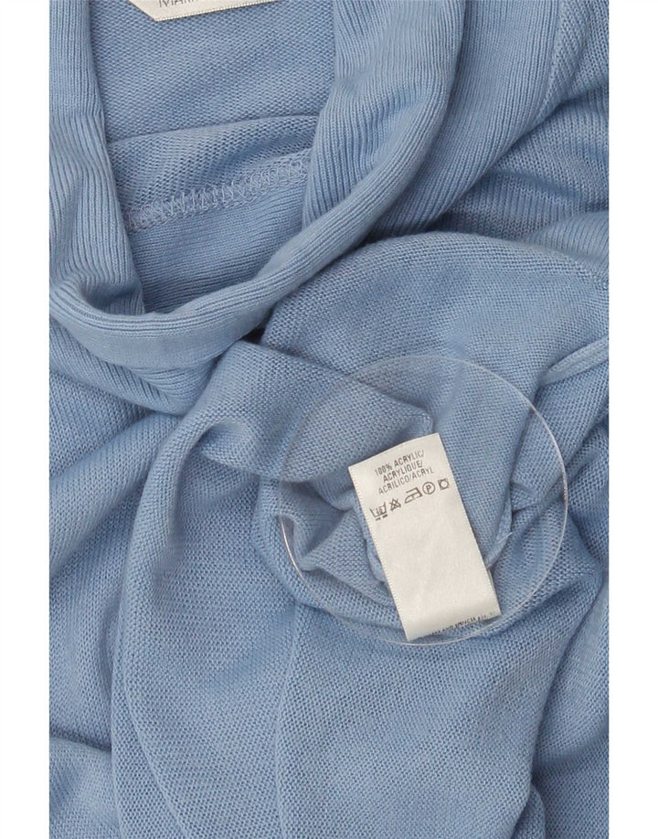 Marks & Spencer Rollkragenpullover für Damen, Gr. 12, Mittelblau