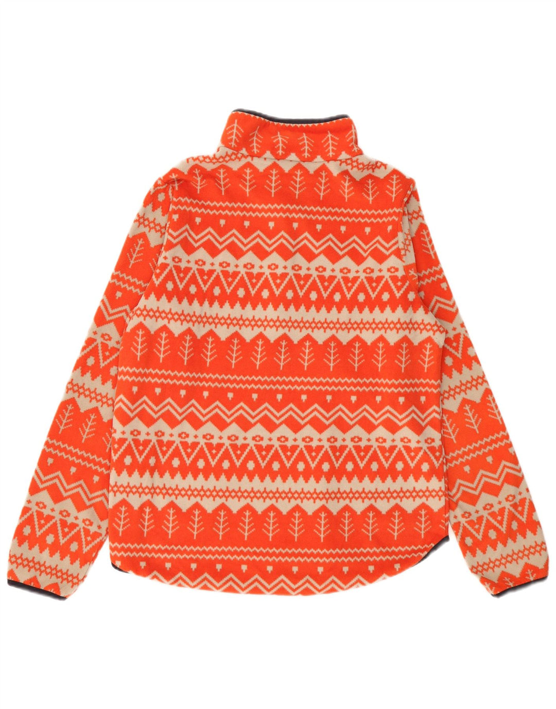 TCHIBO CERTIFIED MERCHANDISE Damen Fleecepullover UK 14 Medium Orange