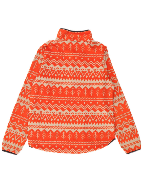 TCHIBO CERTIFIED MERCHANDISE Damen Fleecepullover UK 14 Medium Orange