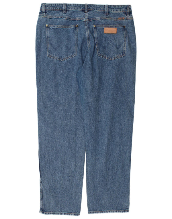 Wrangler Womens Cindy Fit Relaxed Fit Straight Jeans US 14 XL W38 L30 Blue