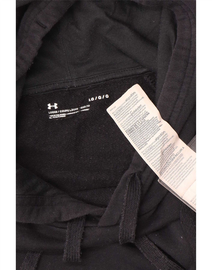 Under Armour Herren Kapuzenpullover, groß, schwarze Baumwolle