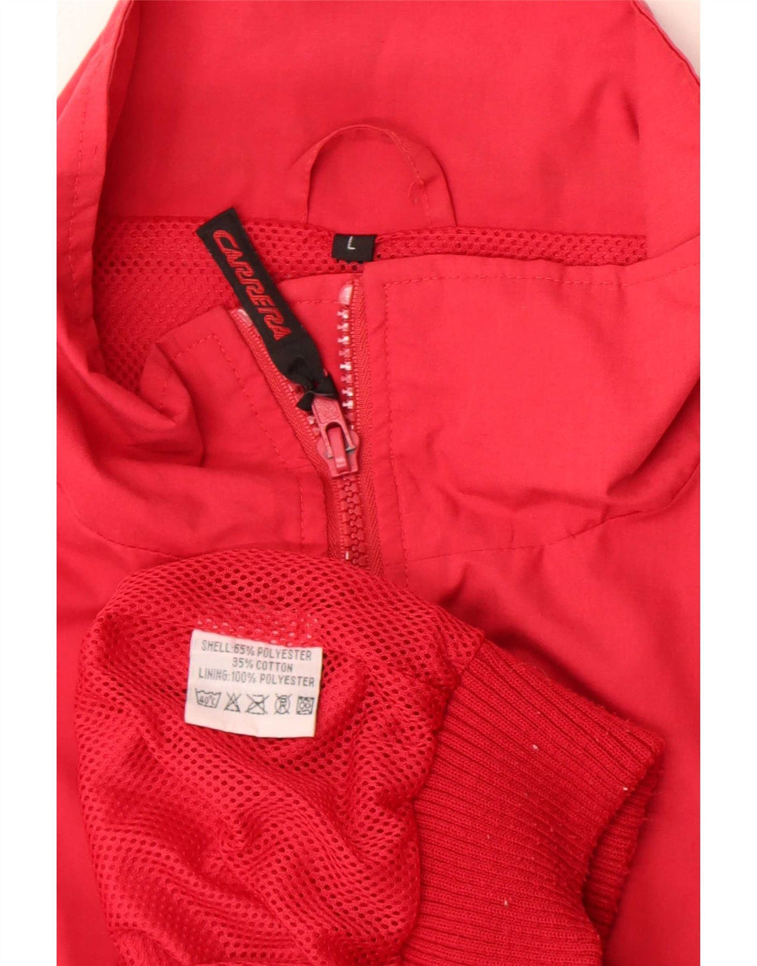 Carrera Herren-Bomberjacke mit Grafik, UK 40, Größe L, Rot, Polyester