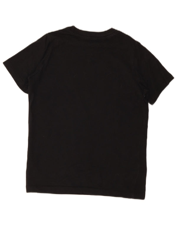 Nike Jungen-T-Shirt mit Grafik, mittelgroß, schwarze Baumwolle, 10–11 Jahre