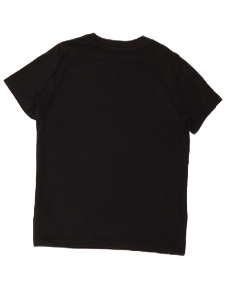 Nike Jungen-T-Shirt mit Grafik, mittelgroß, schwarze Baumwolle, 10–11 Jahre