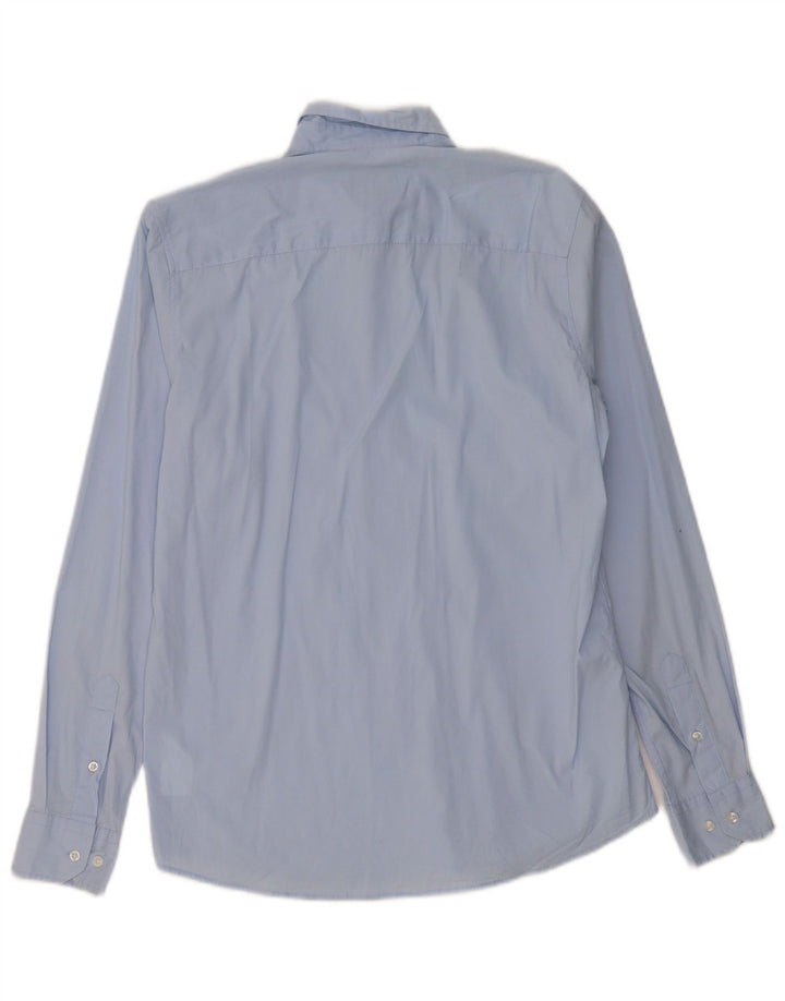 Avirex Herrenhemd, klein, aus blauer Baumwolle