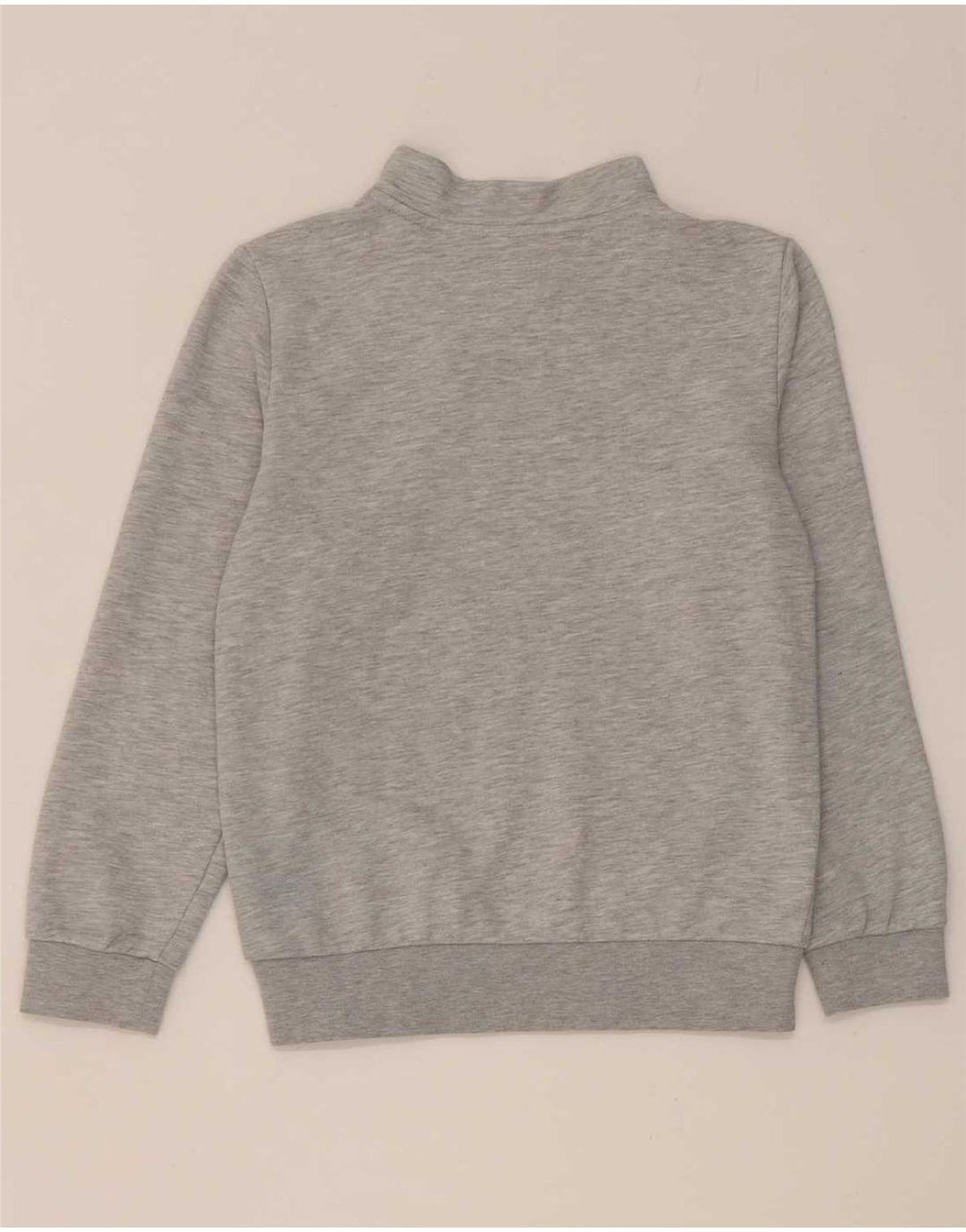 Puma Jungen-Sweatshirt mit Reißverschluss, 11–12 Jahre, grau gefleckt