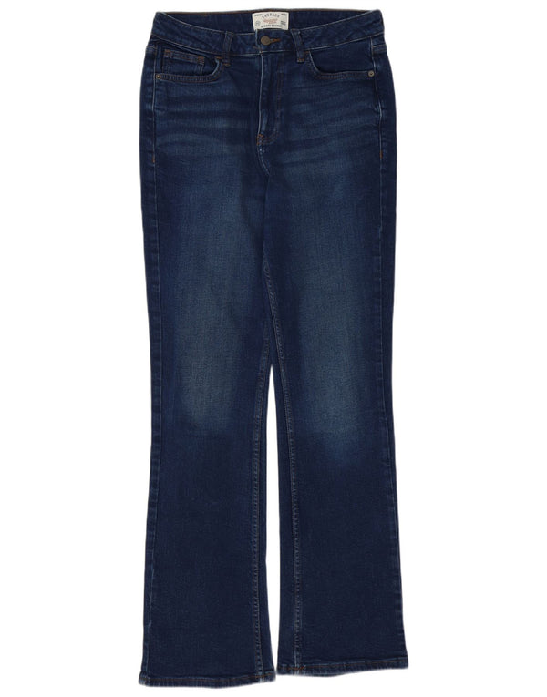 Fat Face Bootcut-Jeans für Damen, UK 10, Größe S, W30, L32, Marineblau, Baumwolle
