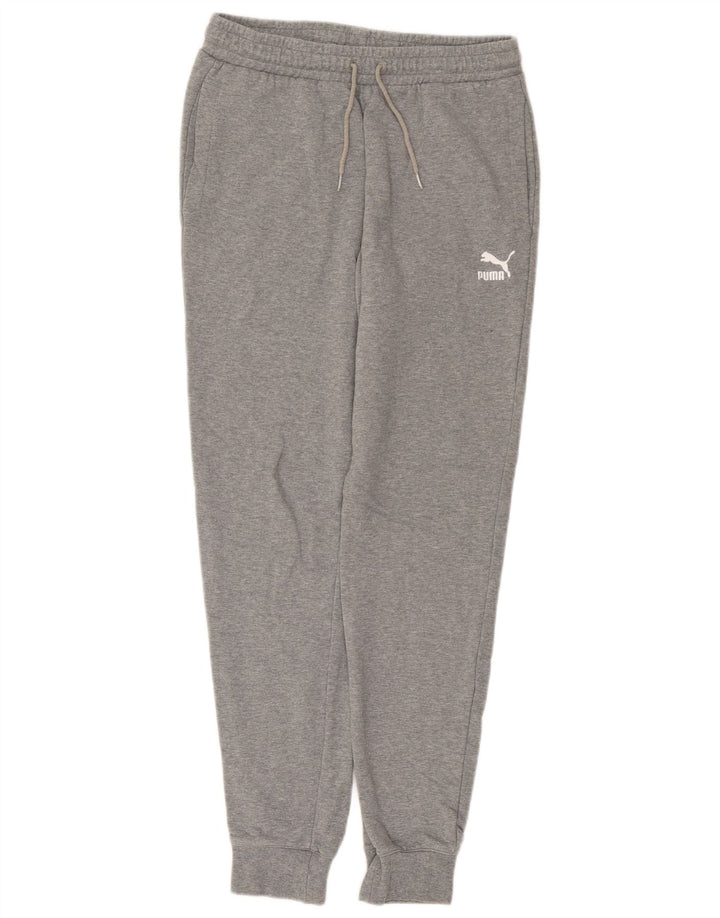 Puma Herren-Trainingshose, Jogginghose, mittelgraue Baumwolle
