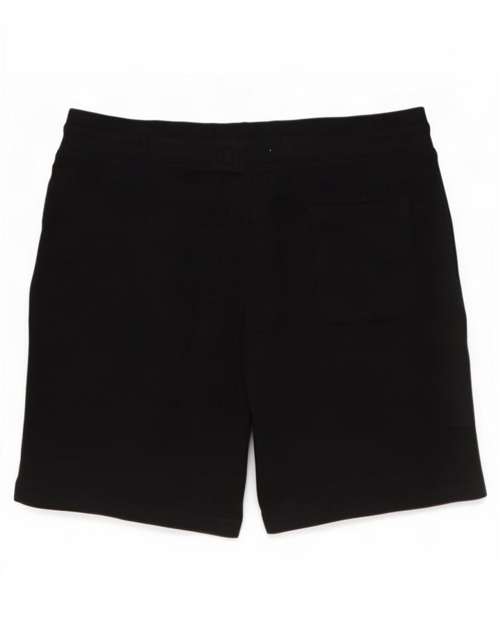 Marks & Spencer Herren-Sportshorts mit normaler Passform, große schwarze Baumwolle