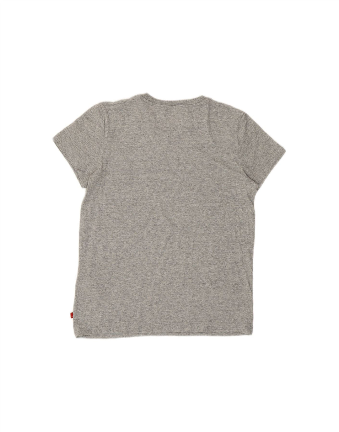 LEVI'S Womens Graphic T-Shirt Top UK 14 Medium Grey Cotton