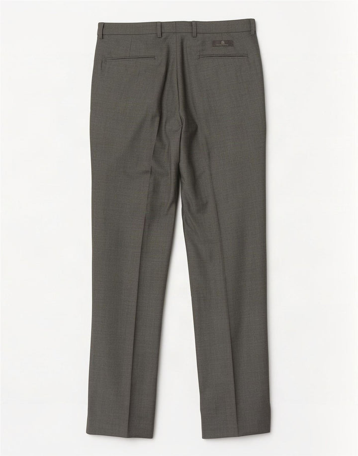 Marks & Spencer Herren-Anzughose mit maßgeschneiderter Passform, gerade, W36, L33, Grau