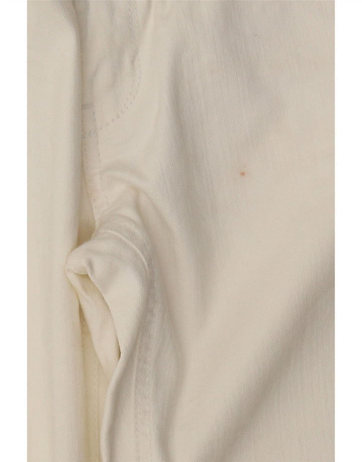 MELTIN' POT Womens Slim Jeans W29 L32 White Cotton Vintage Meltin' Pot and Second-Hand Meltin' Pot from Messina Hembry 